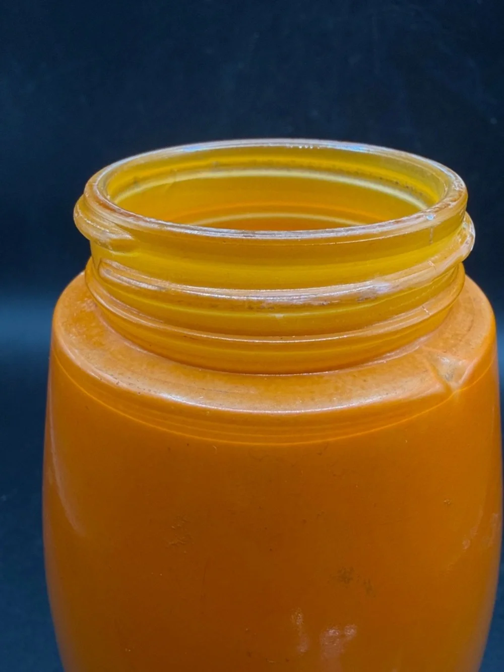 Gemco Westinghouse Orange Retro MCM Vintage Glass Metal Sugar Shaker Kitchenware